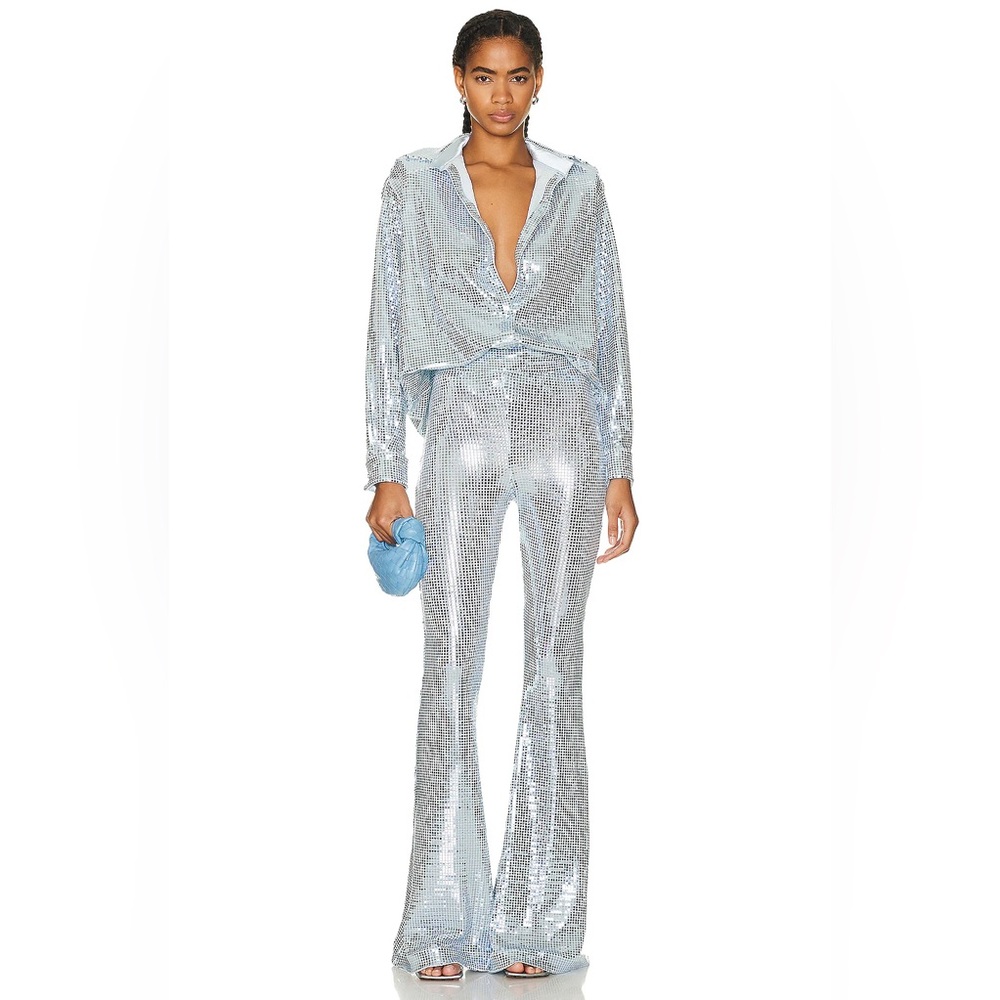 NWT NEW ARRIVALS Collette Mirrored flared pants